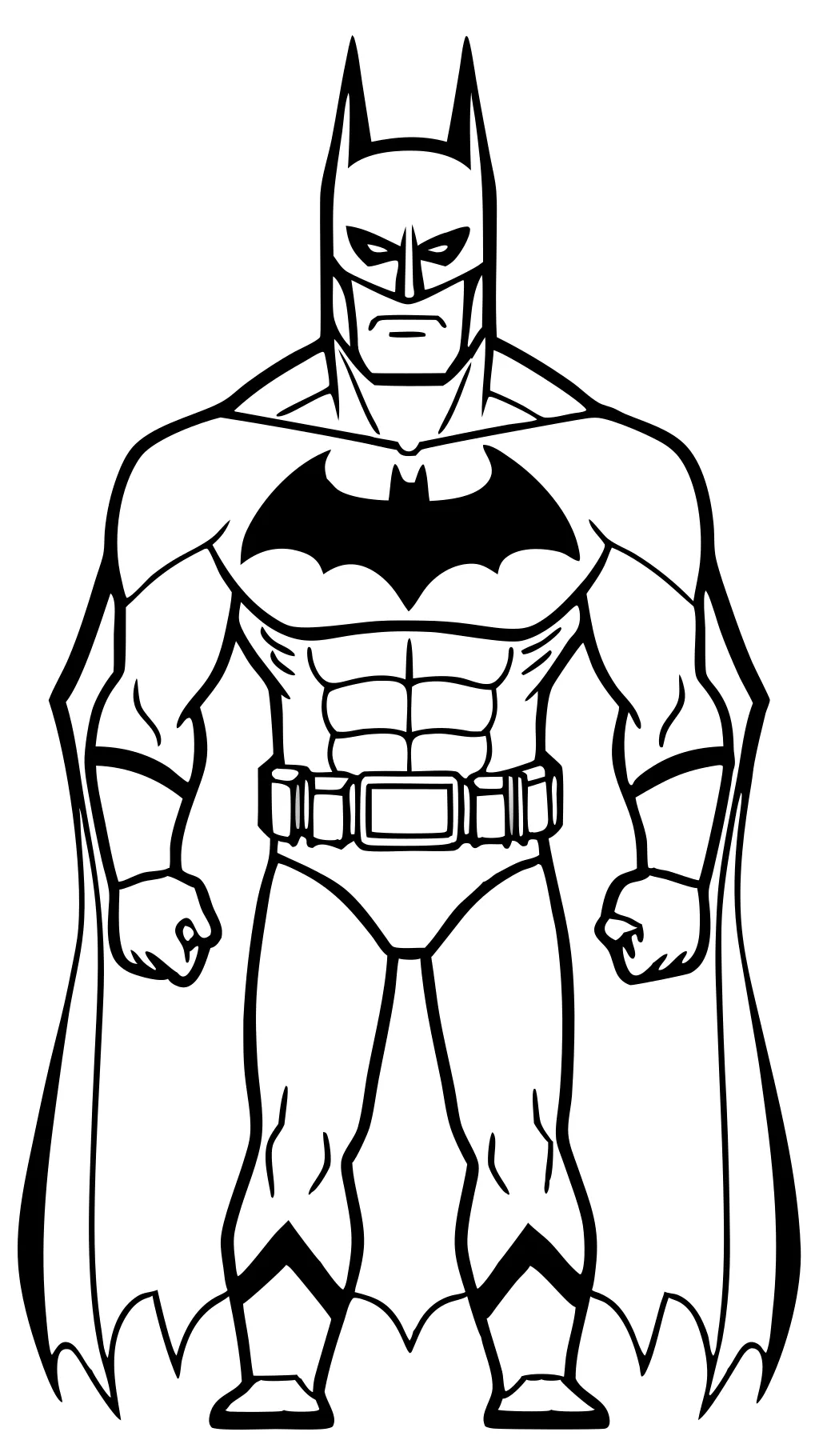 Páginas para colorear de Batman imprimibles